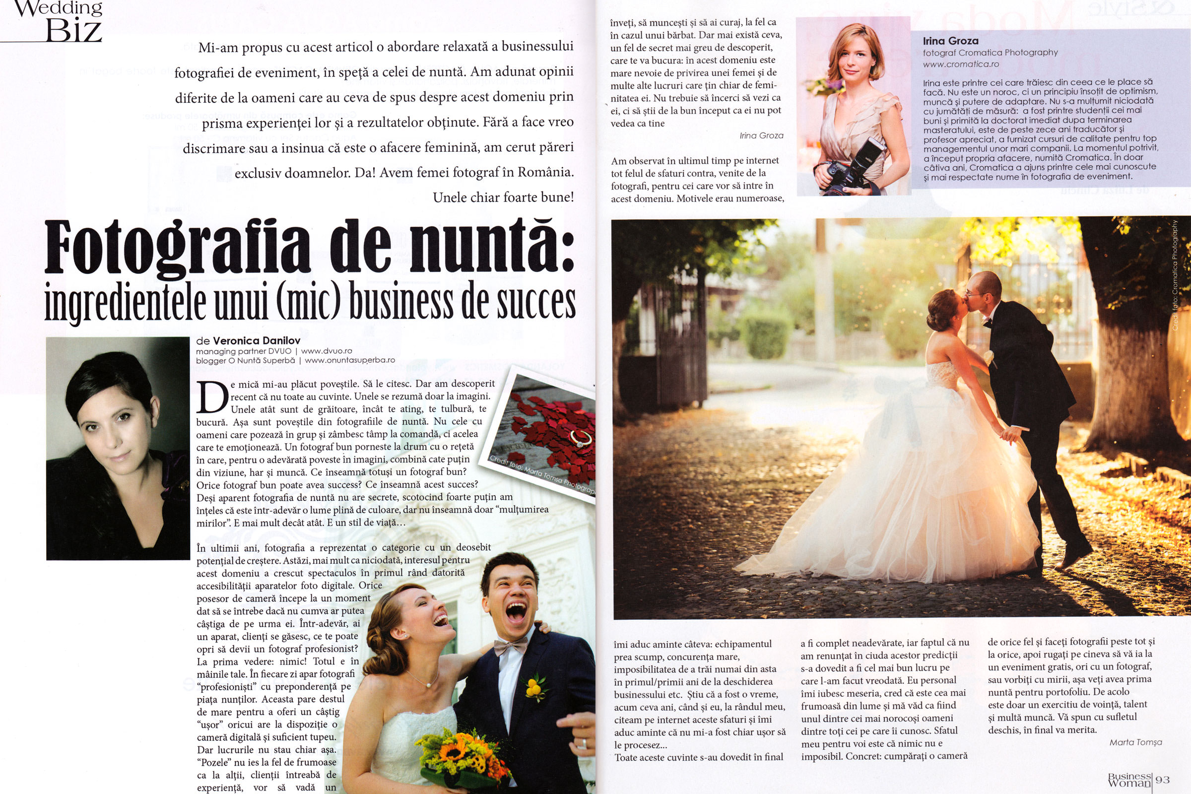 irina groza interviu business woman